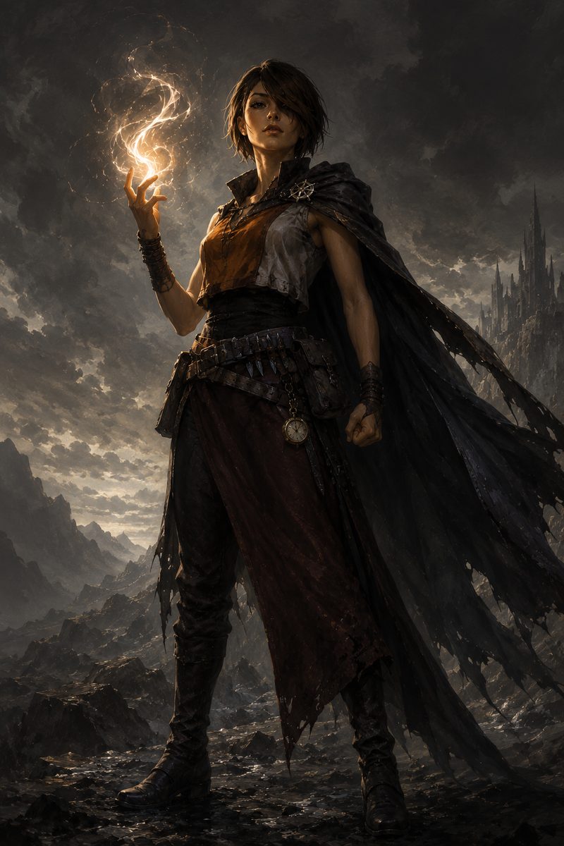 Arionna, protagonist of The Lost Sigil